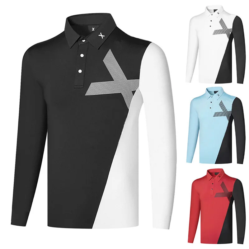 Golf Apparel Autumn Men's Long Sleeve Top Fashion Fast Dry Casual Comfortable Breathable Elastic Sports High Quality T-shirt
Golf Apparel Autumn Men's Long Sleeve Top Fashion Fast Dry Casual Comfortable Breathable Elastic Sports High Quality T-shirt