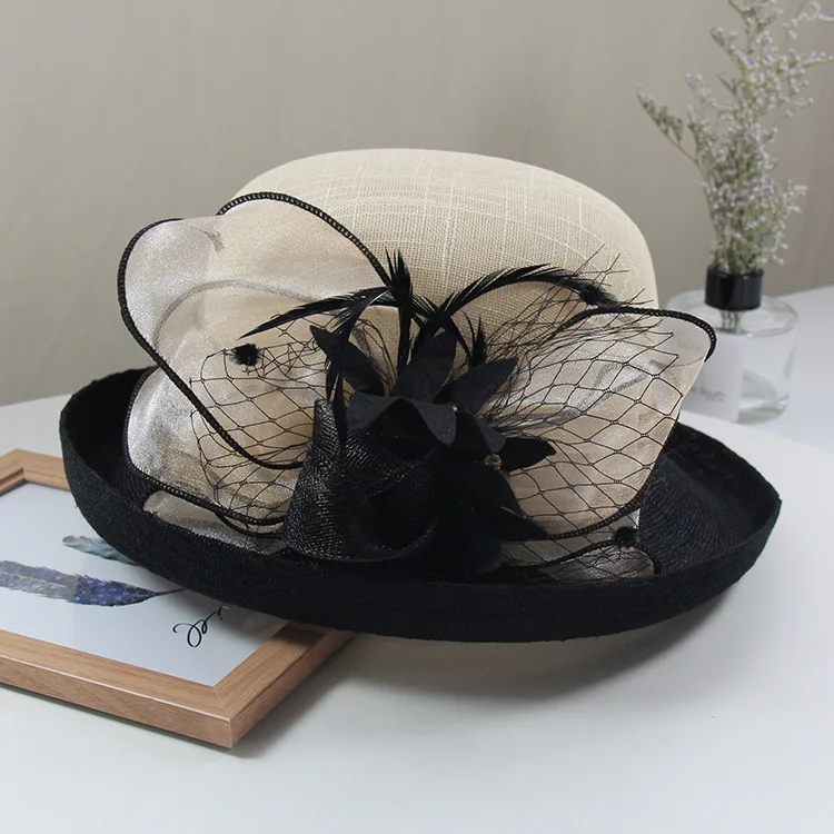 Womens Ribbon Sun Summer Hat Church Designer Couture Bridal Kentucky Derby Curling Fedora Cap For Beach Travel Fascinator
Womens Ribbon Sun Summer Hat Church Designer Couture Bridal Kentucky Derby Curling Fedora Cap For Beach Travel Fascinator