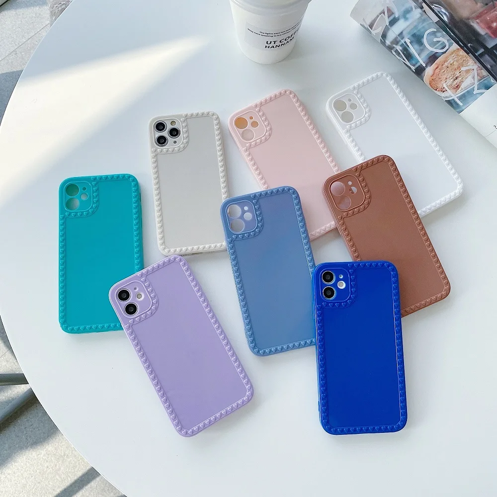 Candy Silicone Case for iPhone 13 12 11 Pro Max Mini 7 8 6 6S Plus XR X XS Max Case Solid 3D Heart Shaped Rubber Cover Funda
Candy Silicone Case for iPhone 13 12 11 Pro Max Mini 7 8 6 6S Plus XR X XS Max Case Solid 3D Heart Shaped Rubber Cover Funda