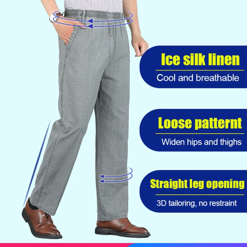 Stylish Men's Linen Casual Pants Simple Solid Color Ideal for Leisure Time
Stylish Men's Linen Casual Pants Simple Solid Color Ideal for Leisure Time