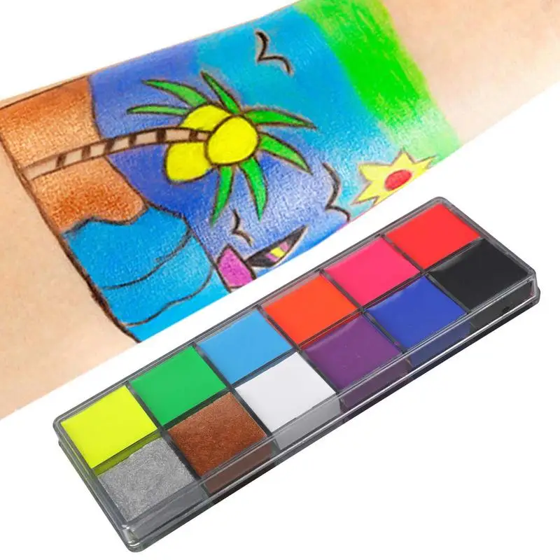 Face Body Paint Oil Halloween Face Makeup Professional 12 Colors Face Body Paint Oil For Party Cosplay Birthday Rave Halloween
Face Body Paint Oil Halloween Face Makeup Professional 12 Colors Face Body Paint Oil For Party Cosplay Birthday Rave Halloween