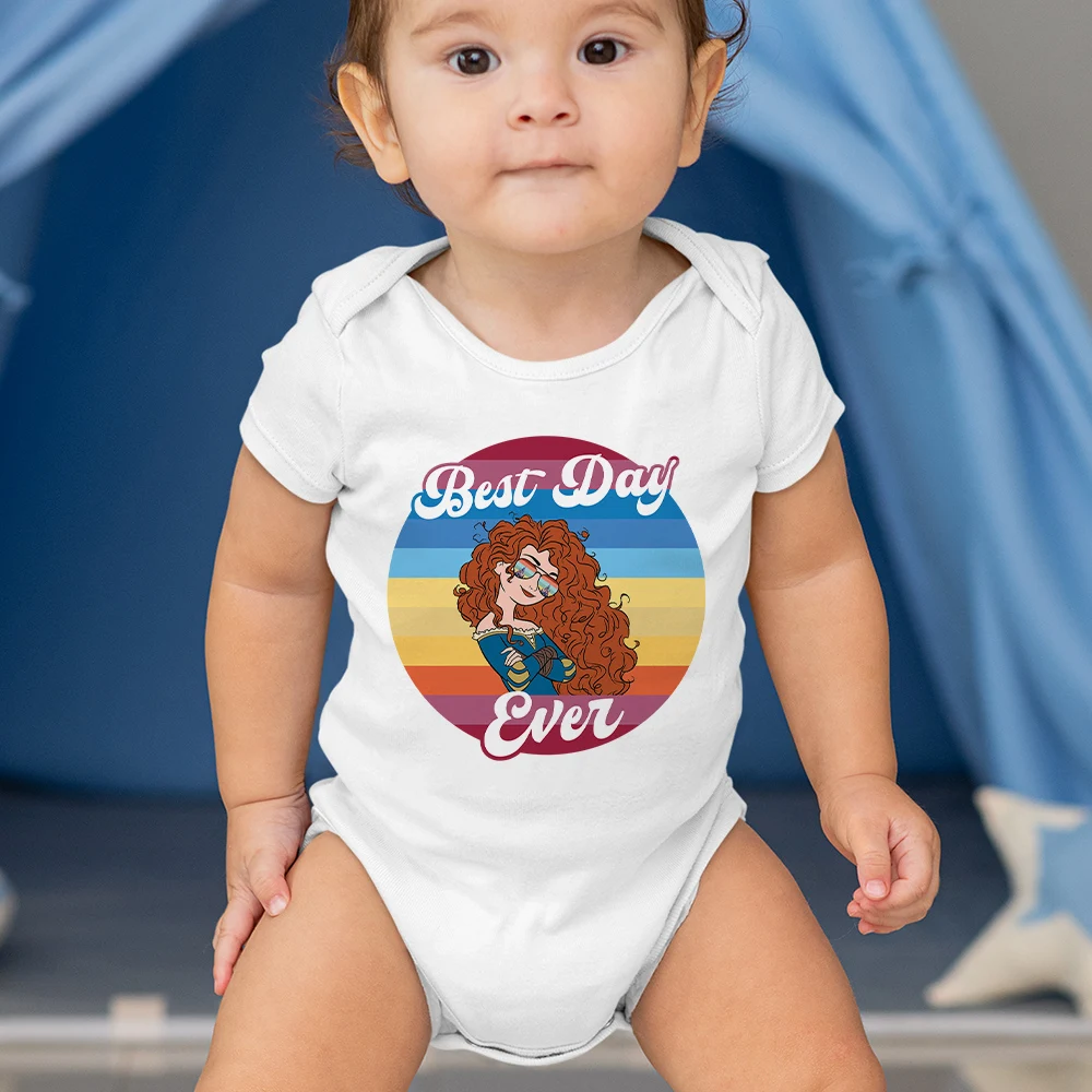 Fashion Disney Harajuku Casual Toddler Bodysuits Cartoon Merida Princess with Sunglasses New All-Match Newborn Romper
Fashion Disney Harajuku Casual Toddler Bodysuits Cartoon Merida Princess with Sunglasses New All-Match Newborn Romper