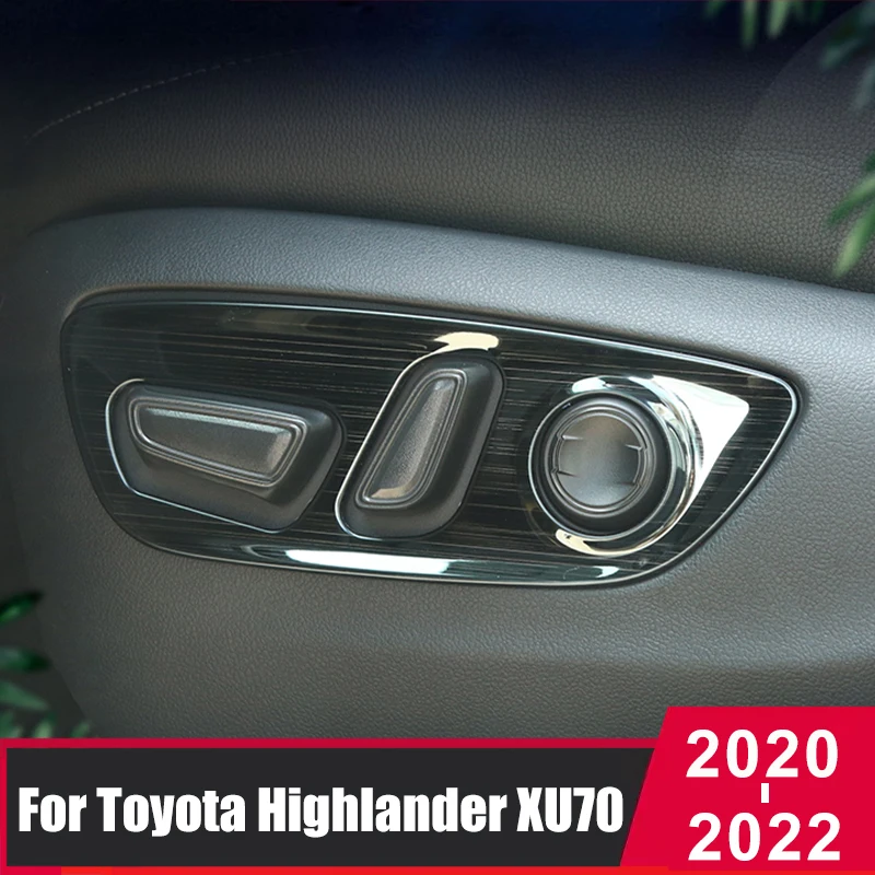 For Toyota Highlander Kluger XU70 2020 2021 2022 Car Seat Adjustment Switch Knob Panel Trim Cover Sticker Interior Accessories
For Toyota Highlander Kluger XU70 2020 2021 2022 Car Seat Adjustment Switch Knob Panel Trim Cover Sticker Interior Accessories