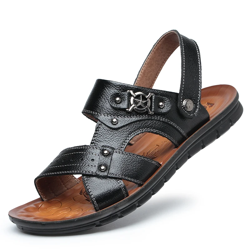 Men's Sandals New Summer Youth Breathable Cowhide Beach Shoes Men's Casual Tide Simple Set Foot Sandals Men Hiking Sandals
Men's Sandals New Summer Youth Breathable Cowhide Beach Shoes Men's Casual Tide Simple Set Foot Sandals Men Hiking Sandals