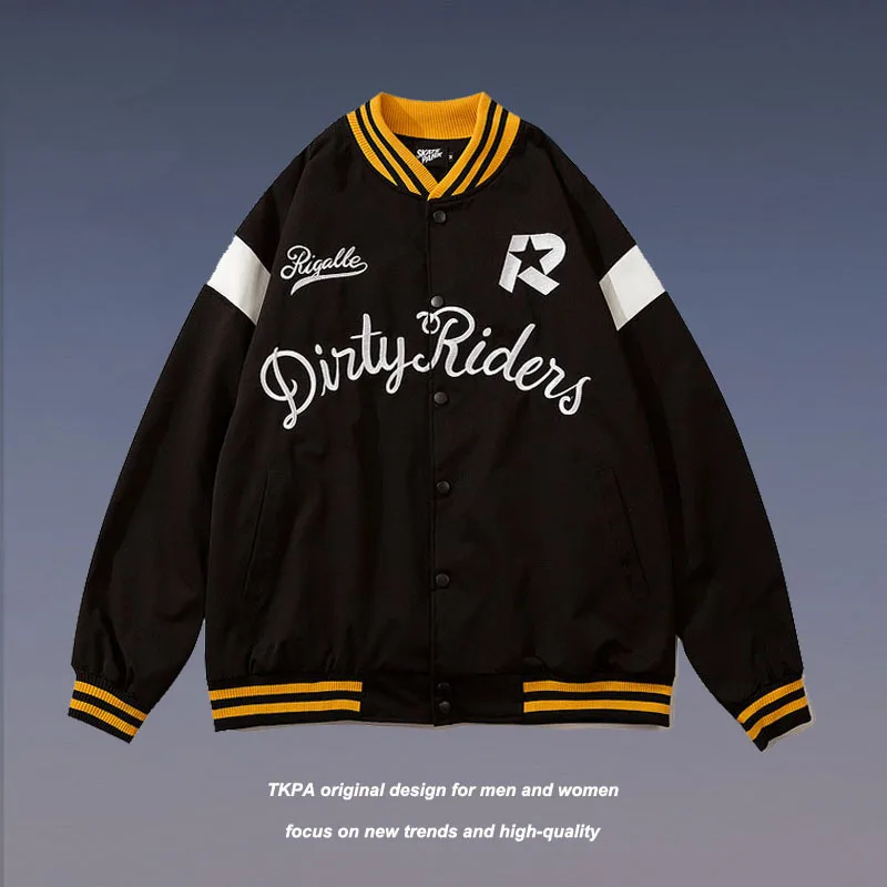 Streetwear Baseball Jacket Men Retro Spell Color Letter Star Print Varsity Jackets Men Harajuku Hip Hop Oversized Coats Couples
Streetwear Baseball Jacket Men Retro Spell Color Letter Star Print Varsity Jackets Men Harajuku Hip Hop Oversized Coats Couples