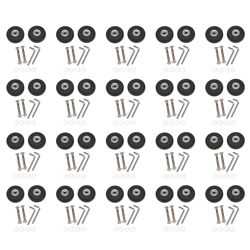 40 Sets Of Luggage Suitcase Replacement Wheels Axles Deluxe Repair Tool OD 50Mm
40 Sets Of Luggage Suitcase Replacement Wheels Axles Deluxe Repair Tool OD 50Mm