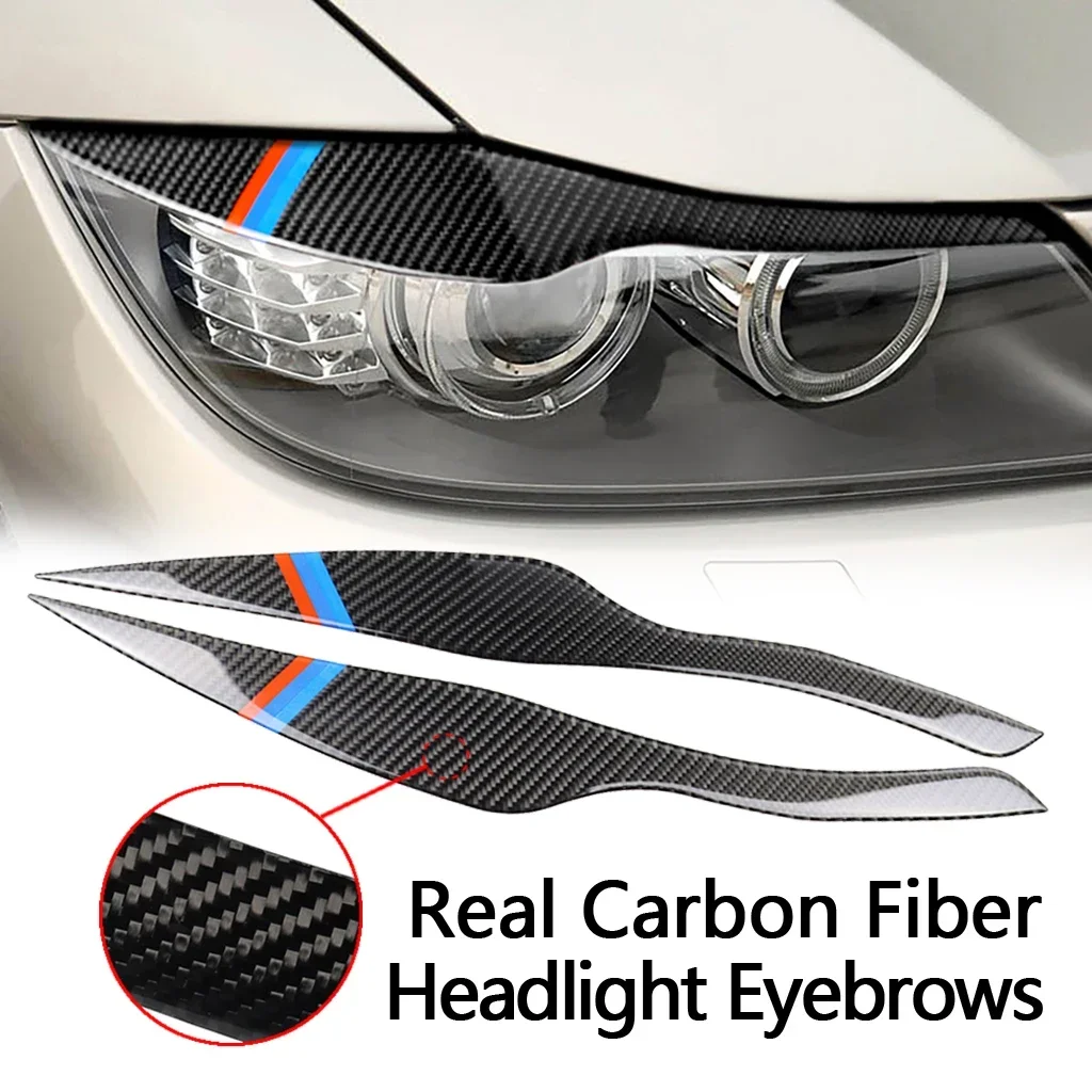 1Pair Real Carbon Fiber Headlight Eyebrow Eyelid Cover For BMW 3 Series E90 E91 2006 2007 2008 2009 2010 2011 Car Accessories
1Pair Real Carbon Fiber Headlight Eyebrow Eyelid Cover For BMW 3 Series E90 E91 2006 2007 2008 2009 2010 2011 Car Accessories