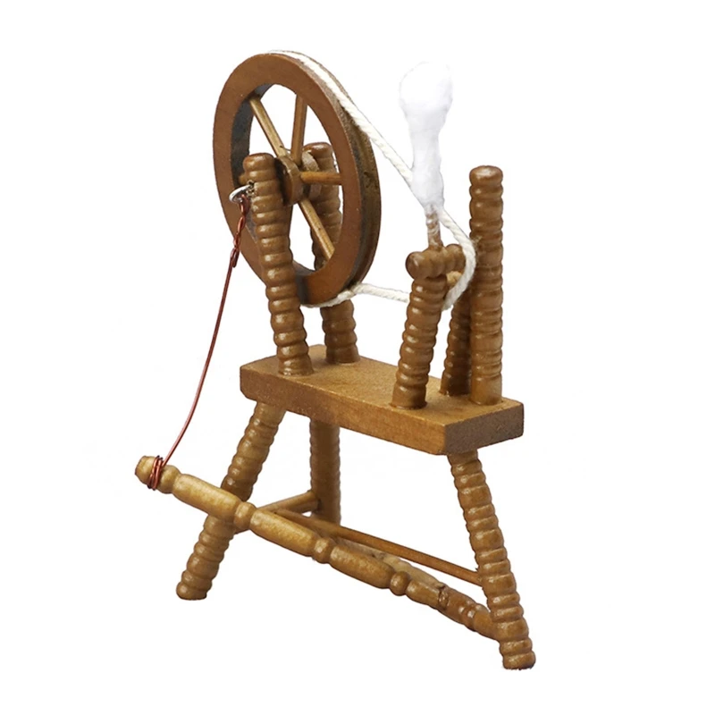 Dollhouse Miniature Toy Pretend Play Spinning Wheel 1/12 Scale Spinning Wheel DropShipping
Dollhouse Miniature Toy Pretend Play Spinning Wheel 1/12 Scale Spinning Wheel DropShipping