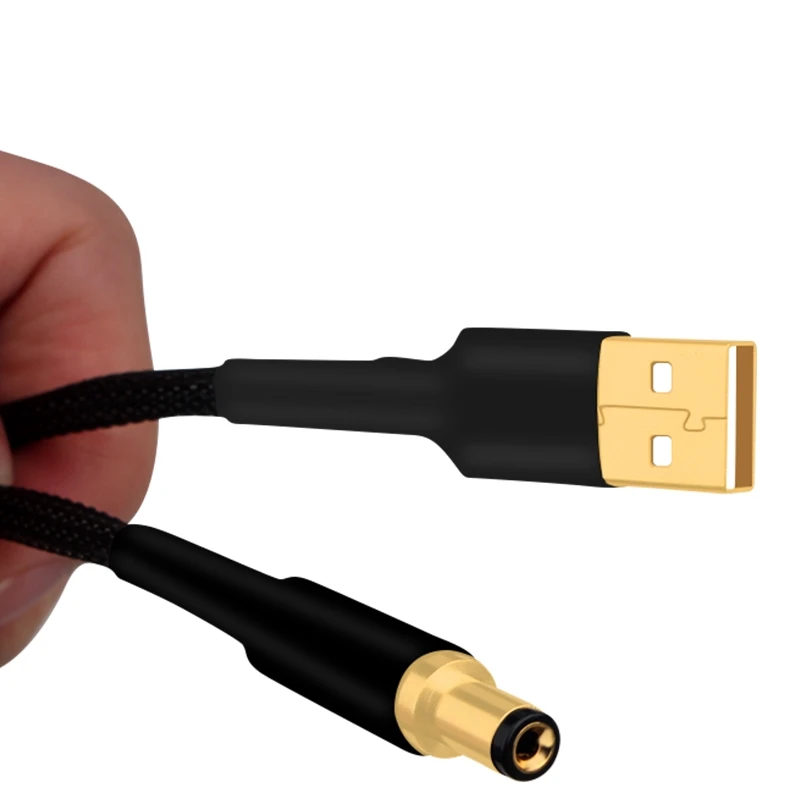 Audiophile HiFi DC Power Cable SIlver Plated USB A To 2.5mm/2.1mm DC5.5-2.1 Audio Line
Audiophile HiFi DC Power Cable SIlver Plated USB A To 2.5mm/2.1mm DC5.5-2.1 Audio Line