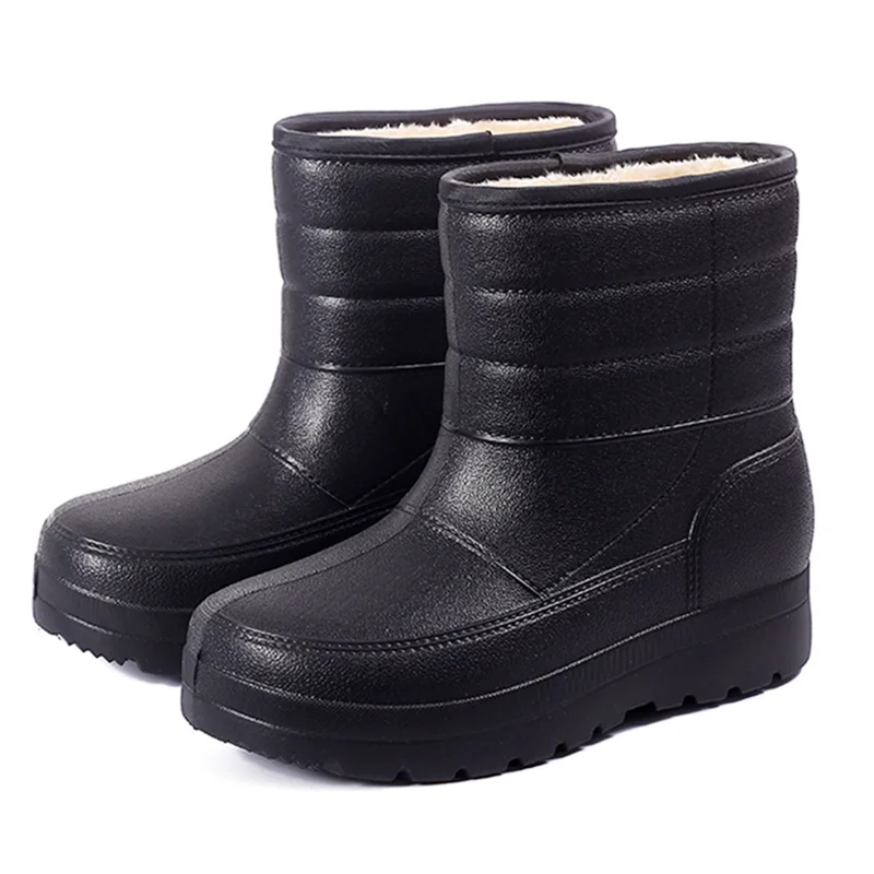 Velvet Snow Boots Non-Slip Rain Boots Warm Waterproof Shoes Eva Integrated Car Wash Kitchen Rubber Boots Middle Tube plus
Velvet Snow Boots Non-Slip Rain Boots Warm Waterproof Shoes Eva Integrated Car Wash Kitchen Rubber Boots Middle Tube plus