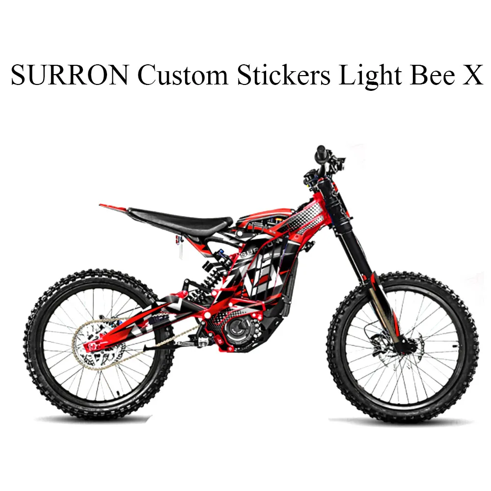 For SURRON Custom Stickers Light Bee X Electric Off-road Bike Dirtbike Decorative Self-adhesive Moisture-proof Thick SUR-RON
For SURRON Custom Stickers Light Bee X Electric Off-road Bike Dirtbike Decorative Self-adhesive Moisture-proof Thick SUR-RON
