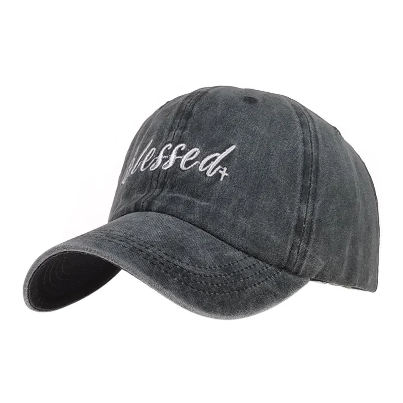 Unisex Blessed Embroidery Baseball Cap Women Kpop Solid Washed Cotton Curved Snapback Fashion Cap Male Hip Hop Sun Dad Hat 2022
Unisex Blessed Embroidery Baseball Cap Women Kpop Solid Washed Cotton Curved Snapback Fashion Cap Male Hip Hop Sun Dad Hat 2022