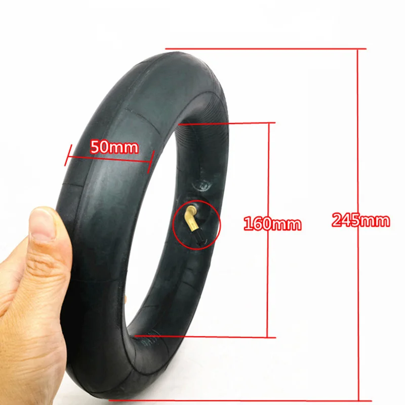 10 Inch Electric Scooter Vacuum Tire Inner Tube 10X2.50 Black Rubber Replacement Inner Tube Parts Electric Scooter Accessories
10 Inch Electric Scooter Vacuum Tire Inner Tube 10X2.50 Black Rubber Replacement Inner Tube Parts Electric Scooter Accessories