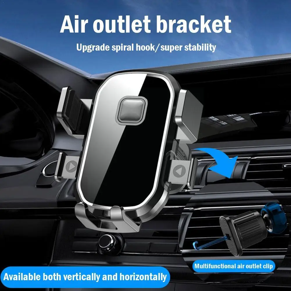 

New Bracket CellPhone Stand Gravity Auto Phone Holder Air Mount Car Vent 360 Clip Holder Phone Rotation Z4T8