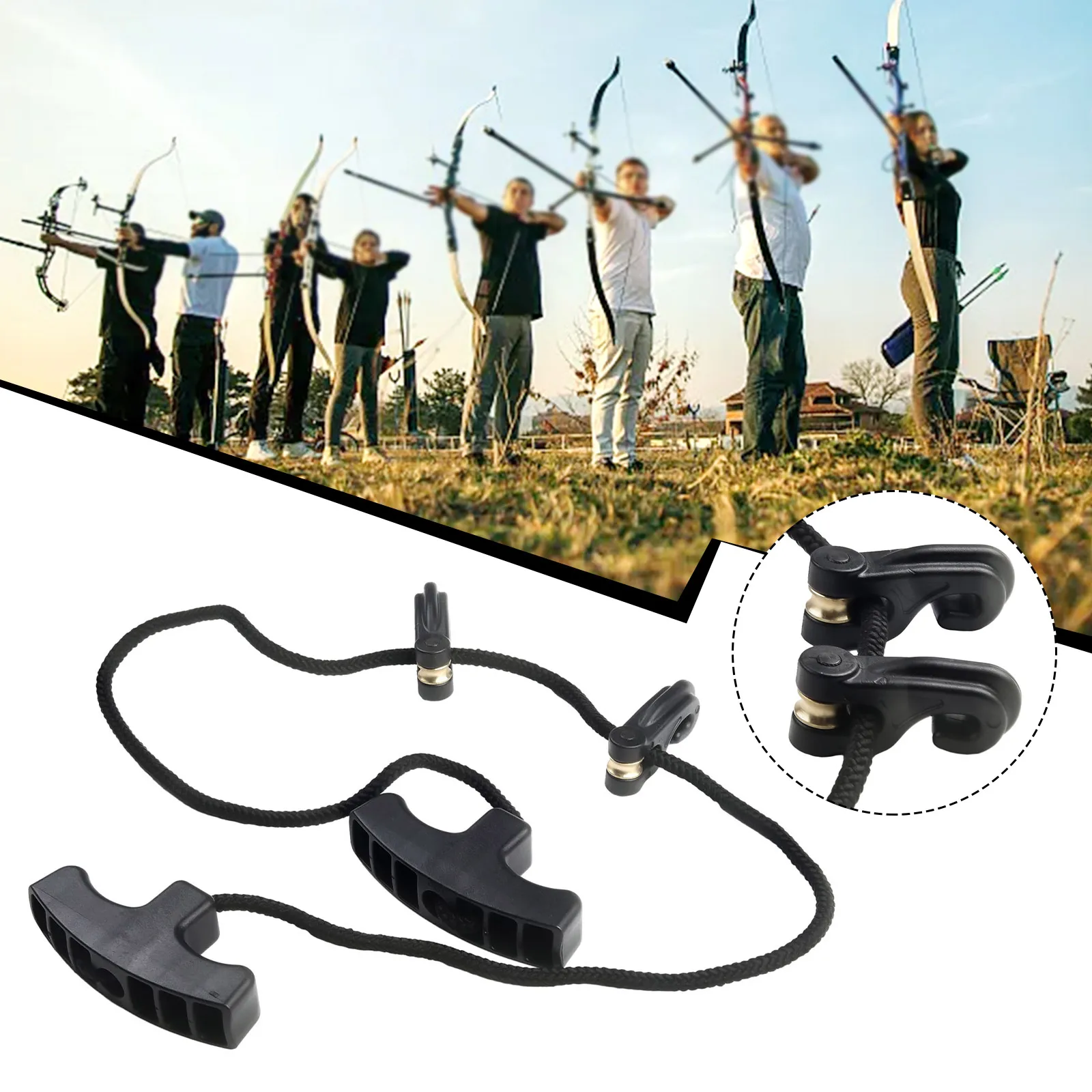 1pc Cross Winding Rope Archery Bow And Arrow Cocking Aid Cocker Outdoor Hunting Tool Cocking Rope Black 1.7m
1pc Cross Winding Rope Archery Bow And Arrow Cocking Aid Cocker Outdoor Hunting Tool Cocking Rope Black 1.7m