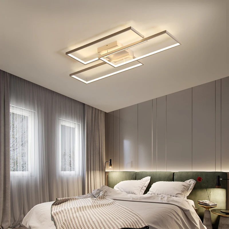 Rectangle Black/White Color Modern Led Ceiling Lights for living room bedroom 110V 220V deco Dimmable Ceiling Lamp Fixtures
Rectangle Black/White Color Modern Led Ceiling Lights for living room bedroom 110V 220V deco Dimmable Ceiling Lamp Fixtures