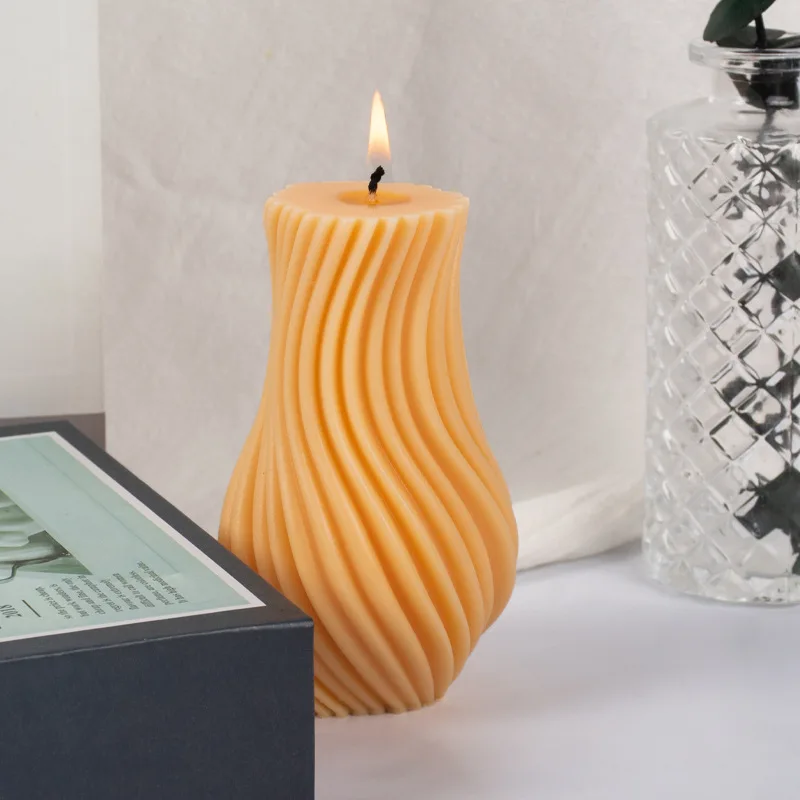 Water Wavy Candle Mold Handmade DIY Aromatherapy Fragrance Candle Silicone Mold Vase Shape Soap Molds Plaster Wax Mould
Water Wavy Candle Mold Handmade DIY Aromatherapy Fragrance Candle Silicone Mold Vase Shape Soap Molds Plaster Wax Mould