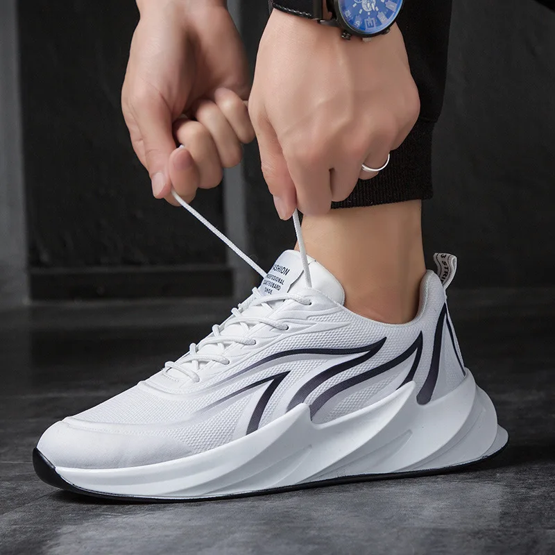 Легкие мужские кроссовки, удобные дышащие, Нескользящие, износостойкие, Вулканизированная подошва, для бега, повседневная обувь, 2021 
Легкие мужские кроссовки, удобные дышащие, Нескользящие, износостойкие, Вулканизированная подошва, для бега, повседневная обувь, 2021