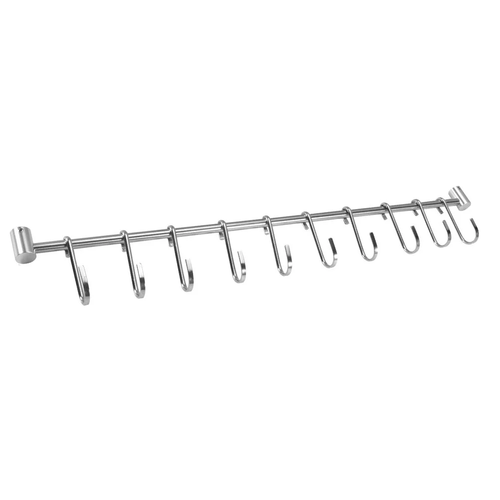 Stainless Steel Kitchen Wall-mounted Rack Multifunctional Kitchen Sundries Towel Hook Household Hanging Storage Rack
Stainless Steel Kitchen Wall-mounted Rack Multifunctional Kitchen Sundries Towel Hook Household Hanging Storage Rack
