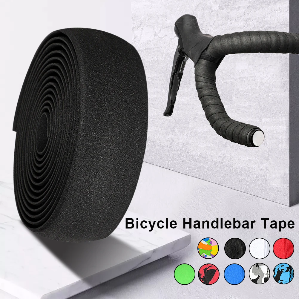 New Hot Bike Handlebar Tape Adhesive Handlebar Strap Road Bicycle Bar Grips Wrap Tape EVA Anti-slip Bicycle Bar Grips Wrap Tape
New Hot Bike Handlebar Tape Adhesive Handlebar Strap Road Bicycle Bar Grips Wrap Tape EVA Anti-slip Bicycle Bar Grips Wrap Tape
