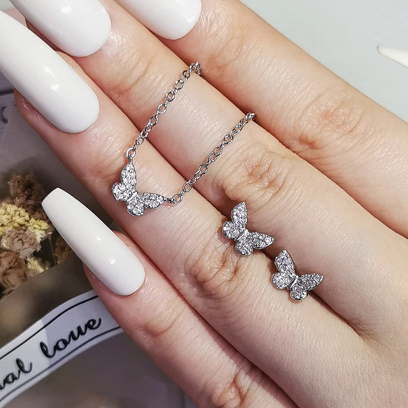 2pcs Pack 2022 New Luxury Butterfly silver color bride Dubai Wedding For Women Lady Anniversary Gift Jewelry Bulk Sell J7083
2pcs Pack 2022 New Luxury Butterfly silver color bride Dubai Wedding For Women Lady Anniversary Gift Jewelry Bulk Sell J7083