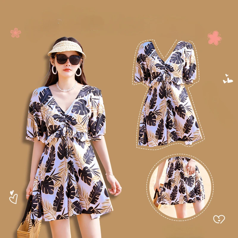 One-piece Swimsuit Ladies Mother Wear Hot Spring Skirt-style Belly-covering Plus Fat Middle-aged and Elderly Swimsuit Women
One-piece Swimsuit Ladies Mother Wear Hot Spring Skirt-style Belly-covering Plus Fat Middle-aged and Elderly Swimsuit Women