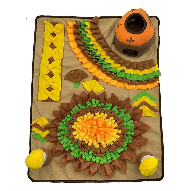 Dog Sunflower Design Snuffle Interactive Dog Toys Fun Crinkly Plush Dog Enrichment Toys Mental Stimulation Dog Food Mat
Dog Sunflower Design Snuffle Interactive Dog Toys Fun Crinkly Plush Dog Enrichment Toys Mental Stimulation Dog Food Mat