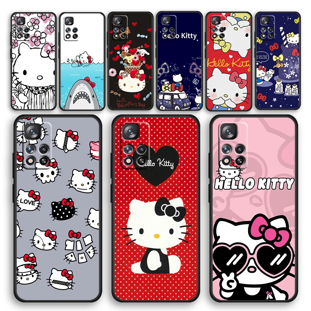 Hello Kitty Girl Anime Cat Black Phone Case For Xiaomi Redmi Note 12 11E 11S 11 11T 10 10S 9 9T 9S 8T 8 Pro Plus 5G
Hello Kitty Girl Anime Cat Black Phone Case For Xiaomi Redmi Note 12 11E 11S 11 11T 10 10S 9 9T 9S 8T 8 Pro Plus 5G