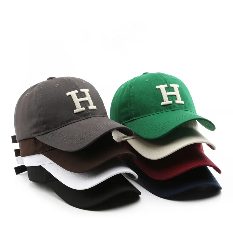 Hat Women's Korean-style Japanese-style Fashion Letter H Curved Eave Baseball Cap Outdoor Casual Sunscreen Cap
Hat Women's Korean-style Japanese-style Fashion Letter H Curved Eave Baseball Cap Outdoor Casual Sunscreen Cap