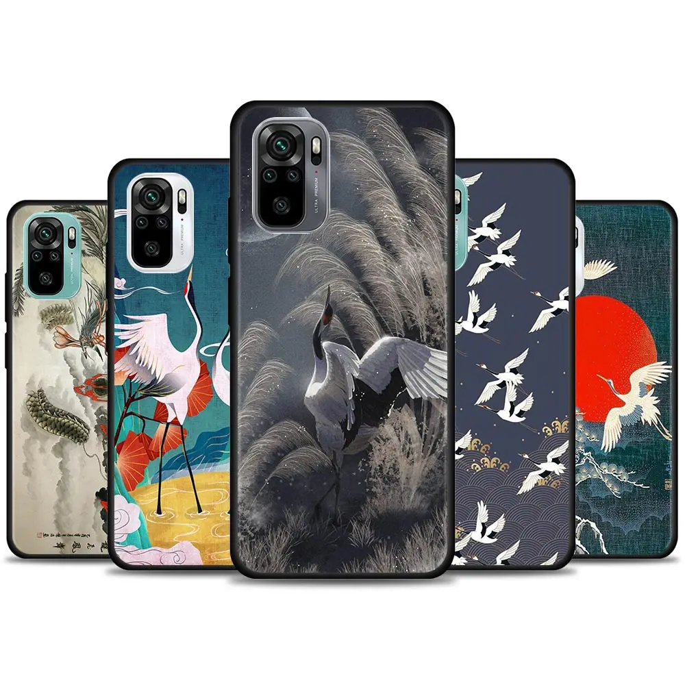 Chinese Style Crane Phone Case for Redmi 10 9 9A 9C 9i K20 K30 K40 Case Plus Note 10 11 Pro Soft Silicone
Chinese Style Crane Phone Case for Redmi 10 9 9A 9C 9i K20 K30 K40 Case Plus Note 10 11 Pro Soft Silicone