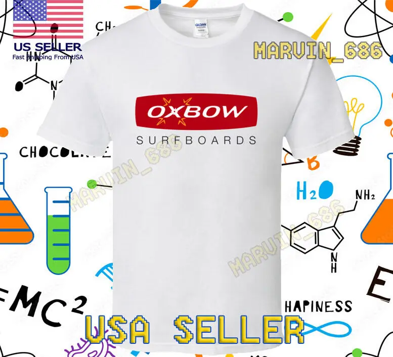 Новая рубашка OXBOW доска для серфинга гоночный логотип футболка Забавный размер
