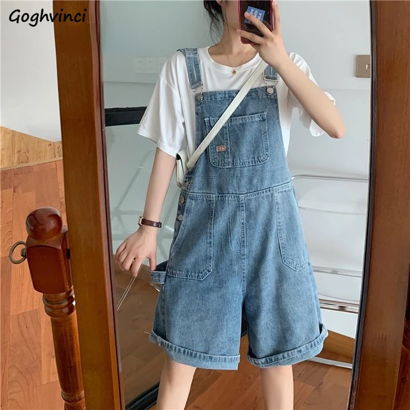 Rompers Women Young Stylish Denim Harajuku Loose College Trendy Summer Chic Strap Wide Leg Playsuits Sweet All-match Mujer New
Rompers Women Young Stylish Denim Harajuku Loose College Trendy Summer Chic Strap Wide Leg Playsuits Sweet All-match Mujer New