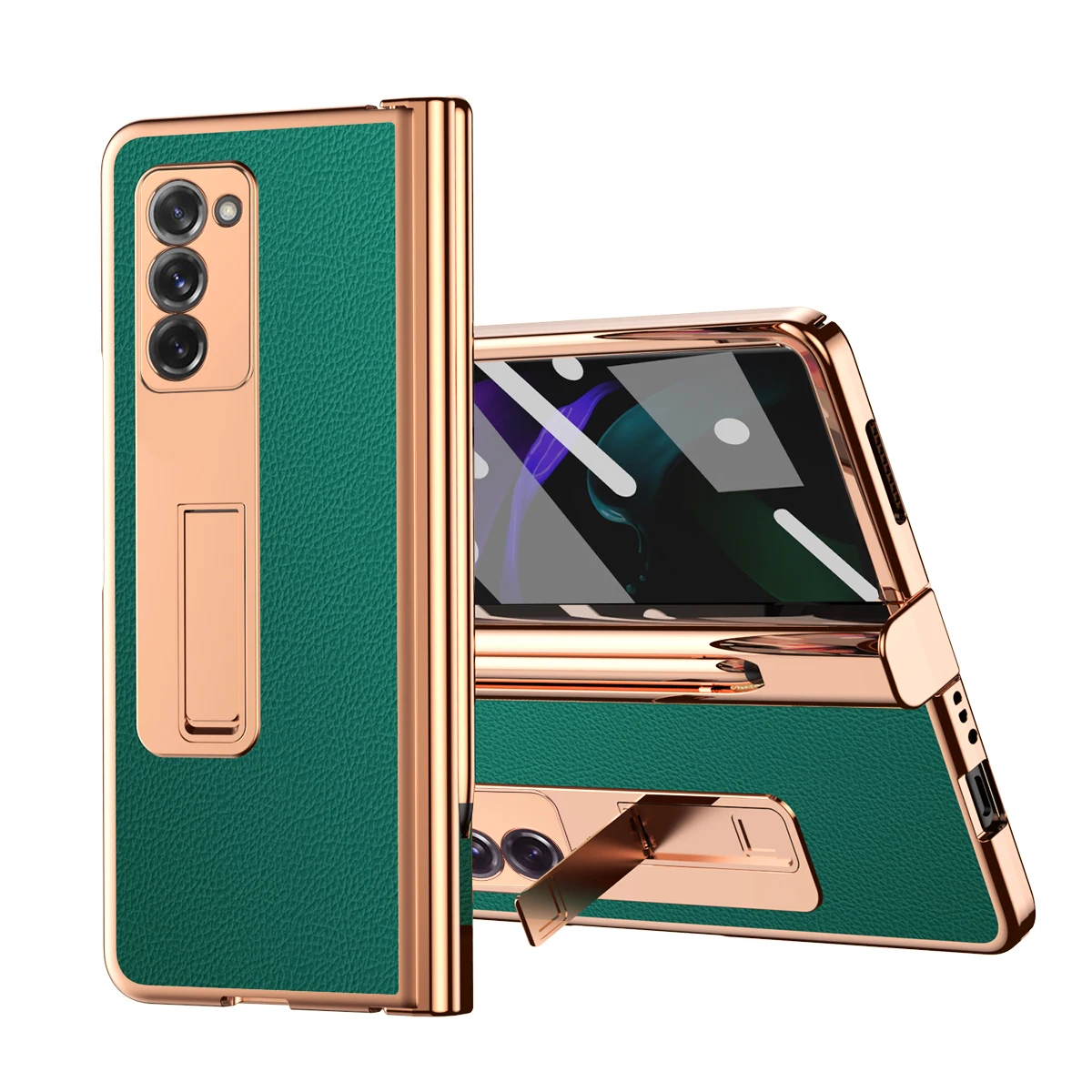 Fashion Pen Holder Plating Case for Samsung Galaxy Z Fold 2 5G Fold3 Fold2 Fold 3 Shockproof Tempered Glass Protector Film Capa
Fashion Pen Holder Plating Case for Samsung Galaxy Z Fold 2 5G Fold3 Fold2 Fold 3 Shockproof Tempered Glass Protector Film Capa