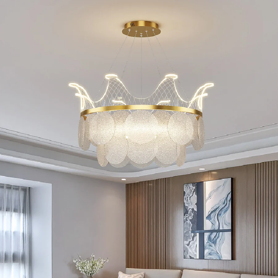 Crown Living Room Chandelier Modern Minimalist Princess Room Children's Bedroom Chandelier Nordic Light Luxury Pendant Light
Crown Living Room Chandelier Modern Minimalist Princess Room Children's Bedroom Chandelier Nordic Light Luxury Pendant Light