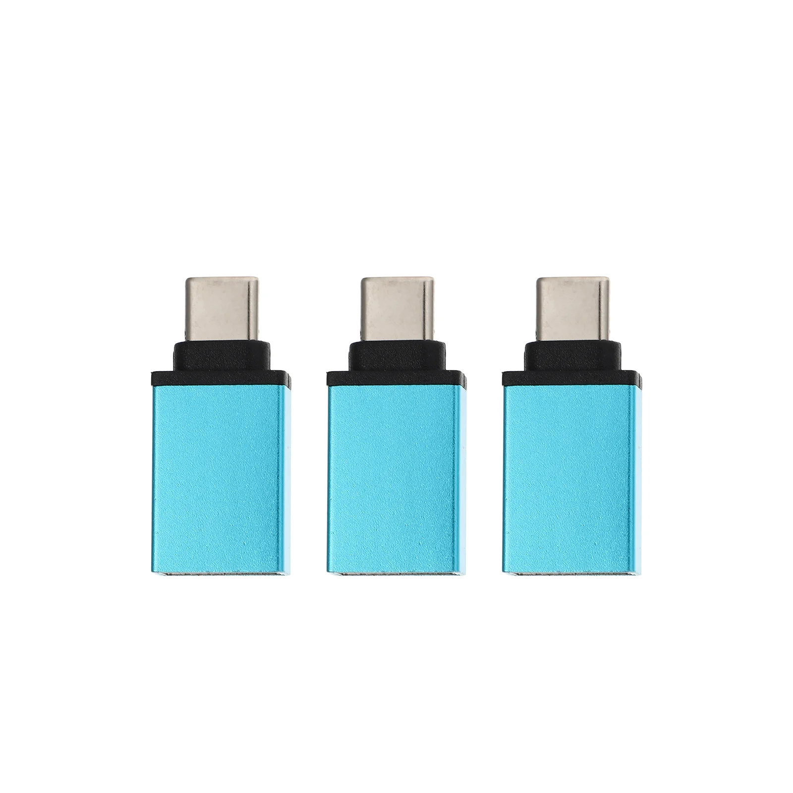 3Pcs Useful OTG Adapter Connector Laptop Phone USB to Type-C Adapter (Blue)
3Pcs Useful OTG Adapter Connector Laptop Phone USB to Type-C Adapter (Blue)