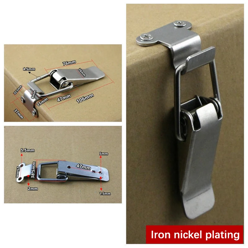 Пружинная Выдвижная Рычажная защелка из нержавеющей стали, зажим, защелка, 90 градусов, пряжка с утопленным горлом, крючок, зажим
Пружинная Выдвижная Рычажная защелка из нержавеющей стали, зажим, защелка, 90 градусов, пряжка с утопленным горлом, крючок, зажим