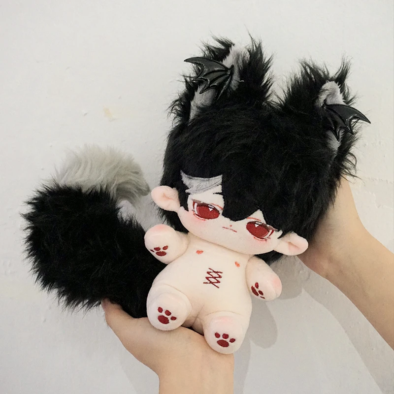 Original Cute Cool Handsome Little Wolf Animal Ear 20cm No Attribute Plush Cotton Doll Skeleton Body Change Clothes Plushie Gift
Original Cute Cool Handsome Little Wolf Animal Ear 20cm No Attribute Plush Cotton Doll Skeleton Body Change Clothes Plushie Gift