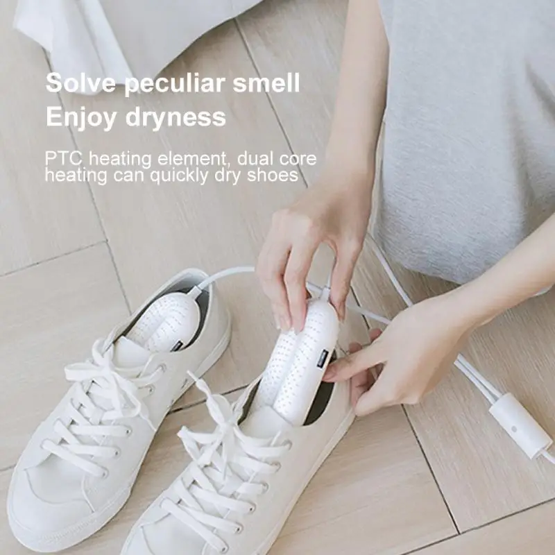 

Shoe And Sock Warmer Safe Electric Sterilization Shoes Dryer Constant Temperature Drying Deodorization Portable Footwear Dryer