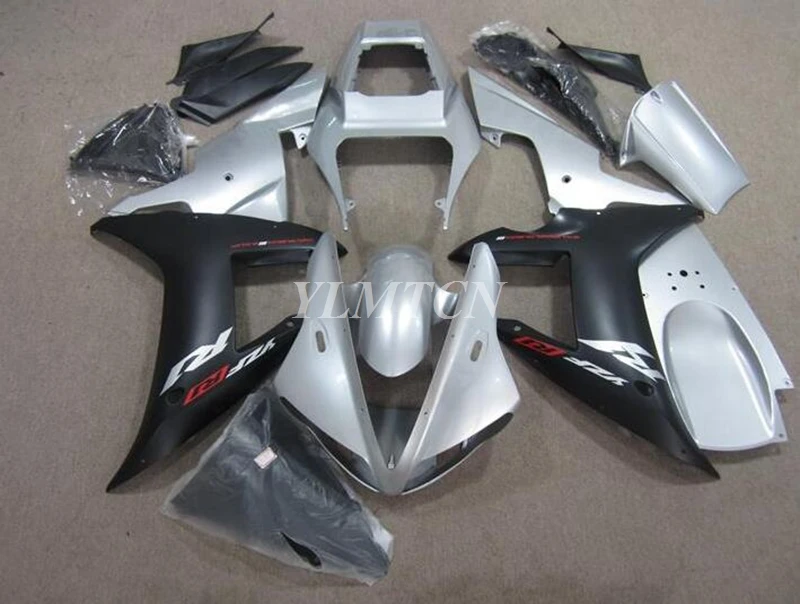 4Gifts New ABS Motorcycle Whole Fairings Kit Fit For YAMAHA YZF- R1 2002 2003 02 03 Bodywork Set Custom Silver Black
4Gifts New ABS Motorcycle Whole Fairings Kit Fit For YAMAHA YZF- R1 2002 2003 02 03 Bodywork Set Custom Silver Black