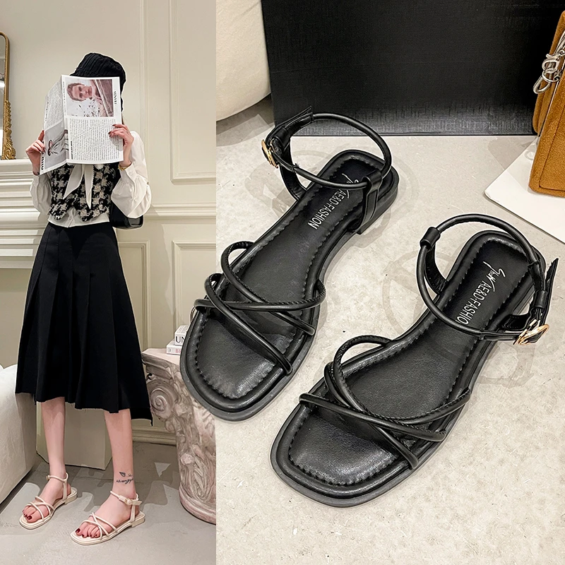 Roman Shoes Wear 2022 New Summer Sponge Cake Flat Bottom All-match Fairy Ins Tide Net Red Fashion All-match Female Sandals
Roman Shoes Wear 2022 New Summer Sponge Cake Flat Bottom All-match Fairy Ins Tide Net Red Fashion All-match Female Sandals