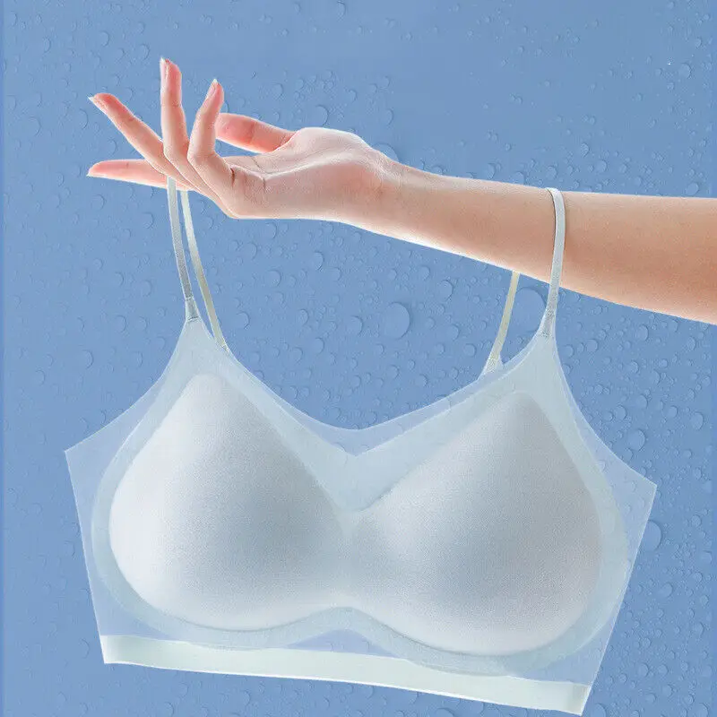 Women Summer Thin Seamless Underwear Bra Wireless Spaghetti Strap Soft Bralette Comfort Fit Underwear For Girls New
Women Summer Thin Seamless Underwear Bra Wireless Spaghetti Strap Soft Bralette Comfort Fit Underwear For Girls New
