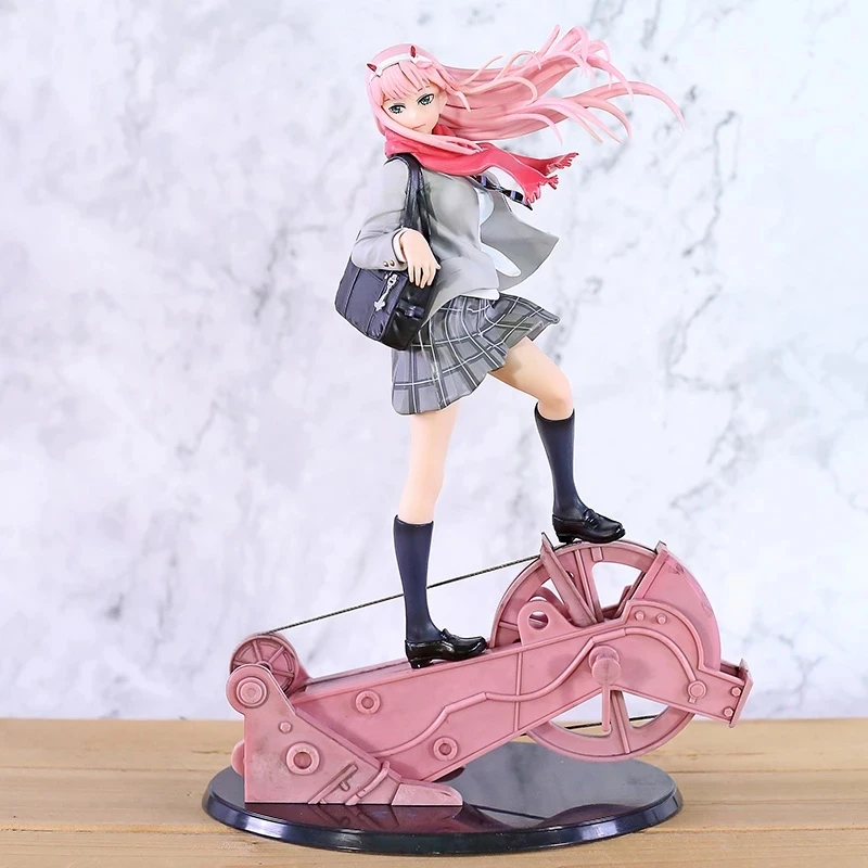 Аниме Dear In The FRANXX 02 фигурка кукла из ПВХ Zero Two School Uniform Ver. Искусственная игрушка-модель аниме 
Аниме Dear In The FRANXX 02 фигурка кукла из ПВХ Zero Two School Uniform Ver. Искусственная игрушка-модель аниме