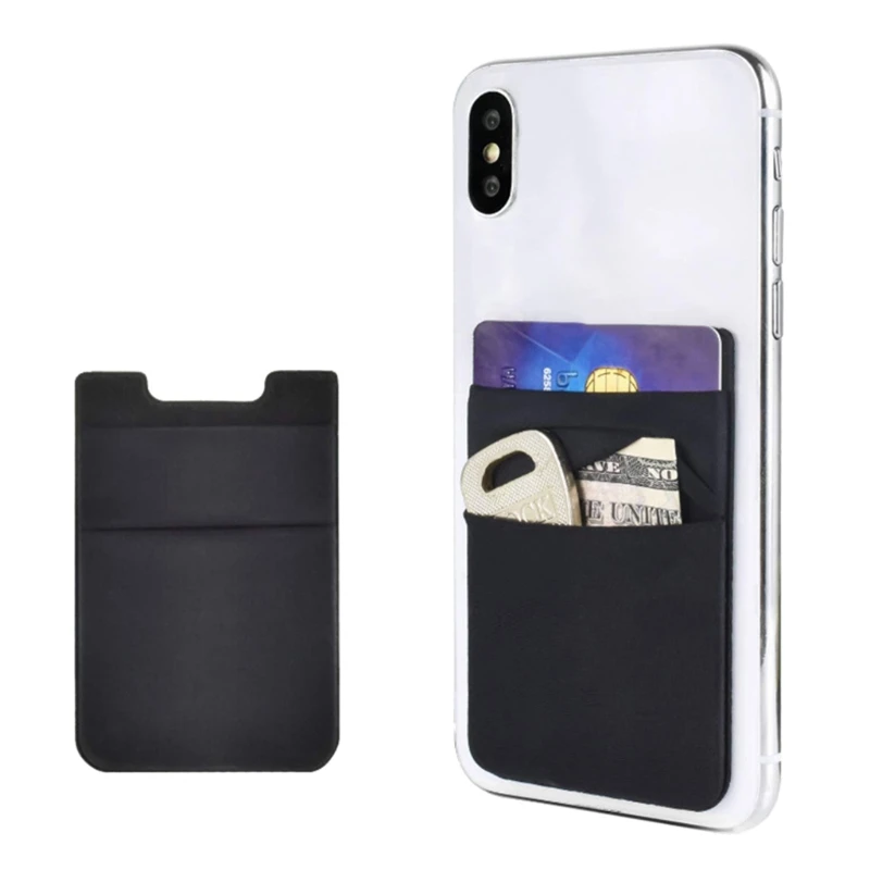 Phone Card Holder Stretchy Lycra Wallet Pocket Credit Card ID for CASE Pouch Sleeve Adhesive Sticker Black for Women Men
Phone Card Holder Stretchy Lycra Wallet Pocket Credit Card ID for CASE Pouch Sleeve Adhesive Sticker Black for Women Men
