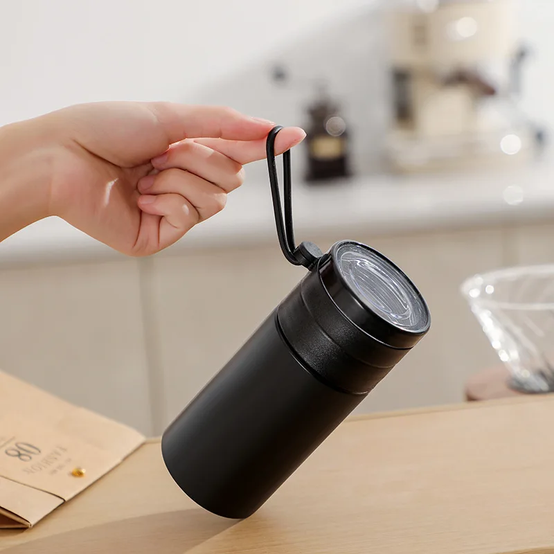 Tea Separation Thermos Cup Stainless Steel Portable Water Bottle with Rope for Couple
Tea Separation Thermos Cup Stainless Steel Portable Water Bottle with Rope for Couple