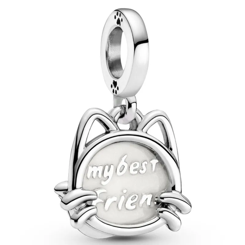 Authentic 925 Sterling Silver Moments My Pet Cat Dangle Charm Bead Fit Women Pandora Bracelet & Necklace Jewelry 
Authentic 925 Sterling Silver Moments My Pet Cat Dangle Charm Bead Fit Women Pandora Bracelet & Necklace Jewelry