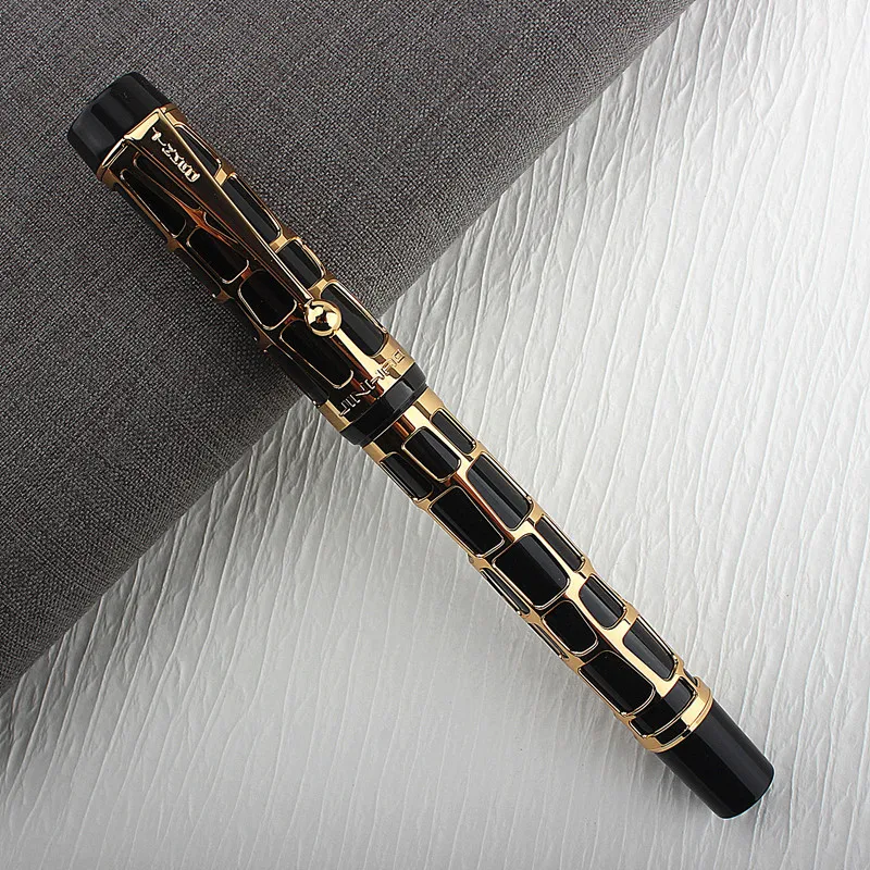 Smoothly Electroplating Gift Out Real Jinhao Business Gold Stationery Fountain Pens For Century Christmas Writing 100 New Hollow
Smoothly Electroplating Gift Out Real Jinhao Business Gold Stationery Fountain Pens For Century Christmas Writing 100 New Hollow