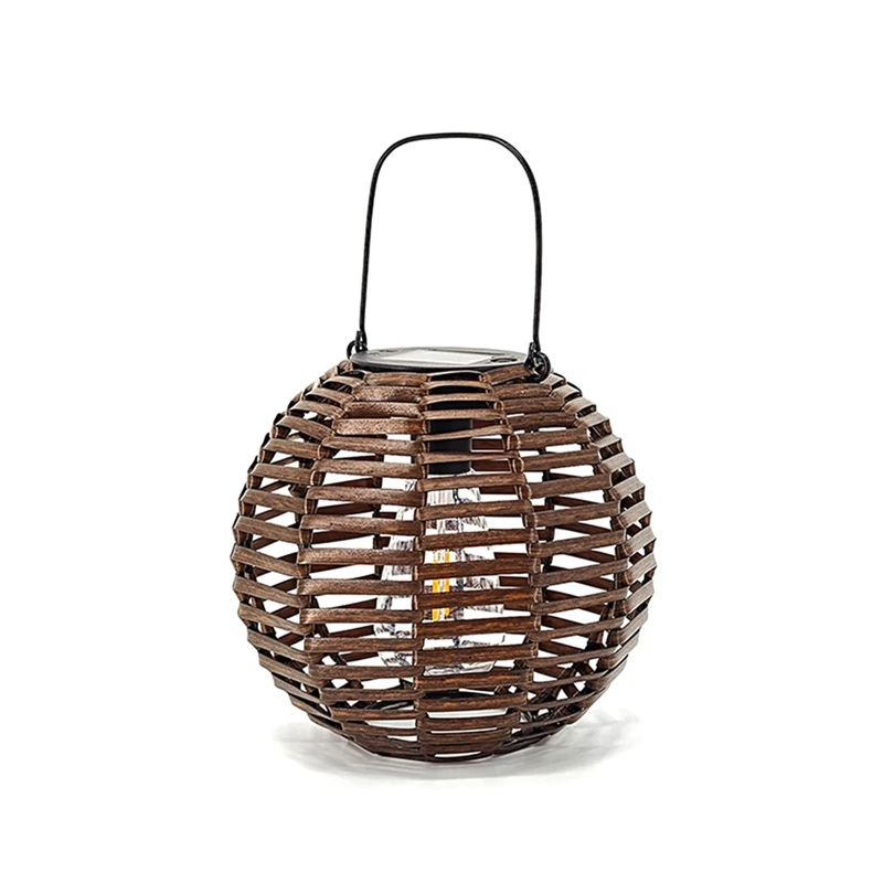 Iron Rattan Woven Solar Light Garden Solar Hanging Lantern Yard Decorative Hanging Light A 
Iron Rattan Woven Solar Light Garden Solar Hanging Lantern Yard Decorative Hanging Light A