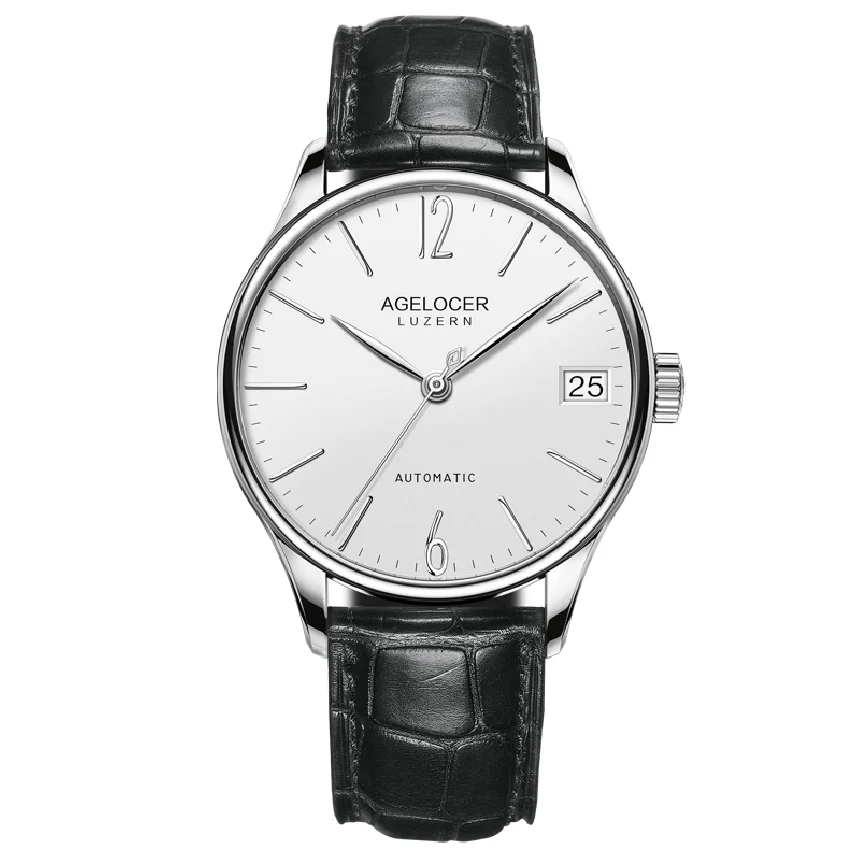 AGELOCER New Luxury Brand Mechanical Watches Business Men Watch Self-Wind Automatic Fashion Waterproof 50m Wristwatch
AGELOCER New Luxury Brand Mechanical Watches Business Men Watch Self-Wind Automatic Fashion Waterproof 50m Wristwatch