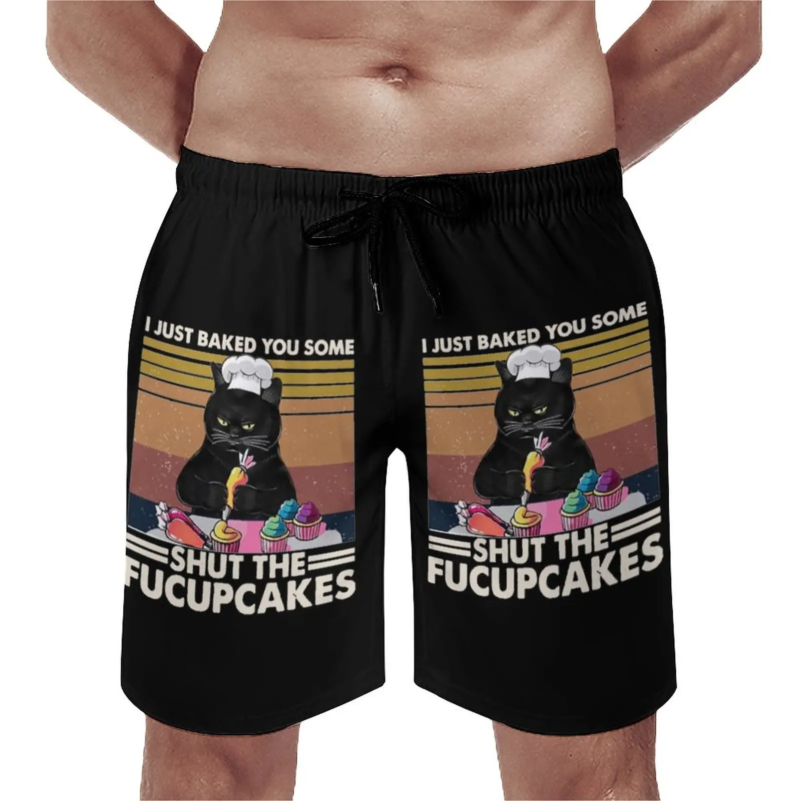 Cat I Just Baked You Some Shut The Fucupcakes Board Shorts Baker Beach Shorts High Quality Male Classic Print Swimming Trunks
Cat I Just Baked You Some Shut The Fucupcakes Board Shorts Baker Beach Shorts High Quality Male Classic Print Swimming Trunks