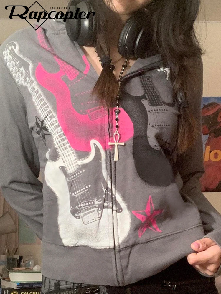 Rapcopter y2k Star Stylish Print Knitted Hoodies Retro Pockets Grunge Women Jackets Full Sleeve Korean Aesthetic Outwear Autumn
Rapcopter y2k Star Stylish Print Knitted Hoodies Retro Pockets Grunge Women Jackets Full Sleeve Korean Aesthetic Outwear Autumn